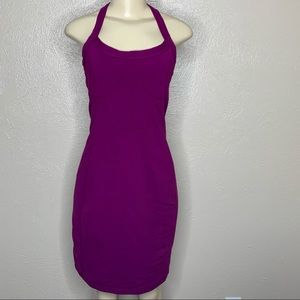 Athleta fuschia halter dress